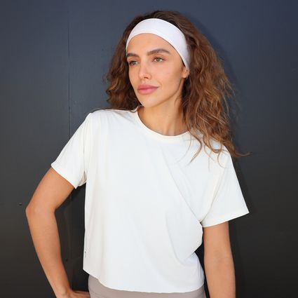 Blusa Cropped Amélia off white Trituê - TRITUÊ