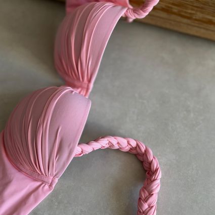 Top balconet Lume rosa ballet Trituê - TRITUÊ