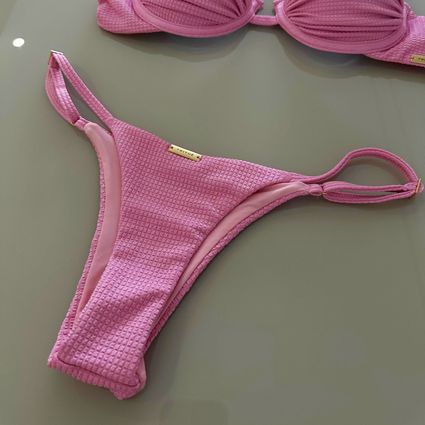 Calcinha meio fio Malibu avulso rosa ballet Trituê - TRITUÊ