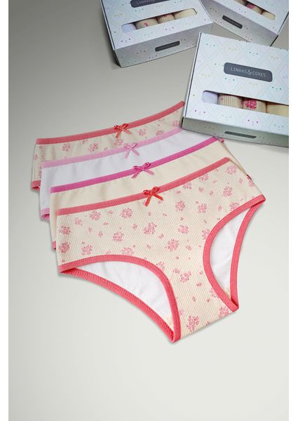 Kit Calcinha Infantil - Linhas & Cores