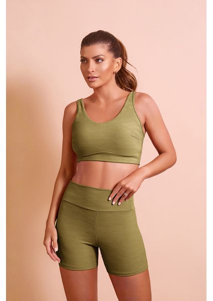 Top Amelia Active Fitness- Pistache - Linhas & Cores