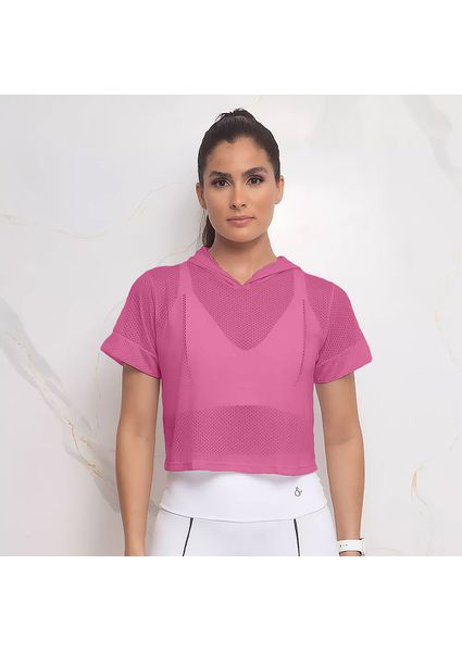 Cropped Capuz Amanda - Linhas & Cores Coleção Fitn... - Linhas & Cores