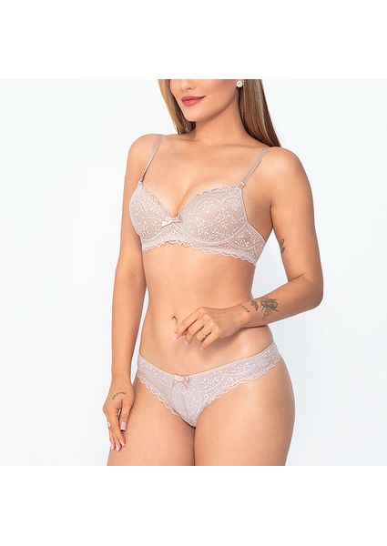 Conjunto Sutiã Evany com Calça Eva - Linhas & Cores