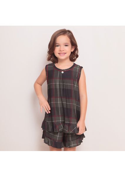 Short Doll Infantil Ariele - Linhas & Cores