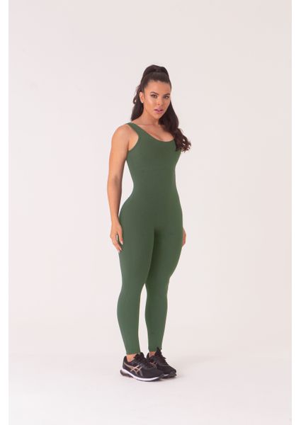 Macacão Atena - Coleção Fitness - Linhas & Cores... - Linhas & Cores