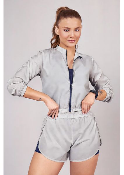 Cropped Bomber Thais - Linhas & Cores