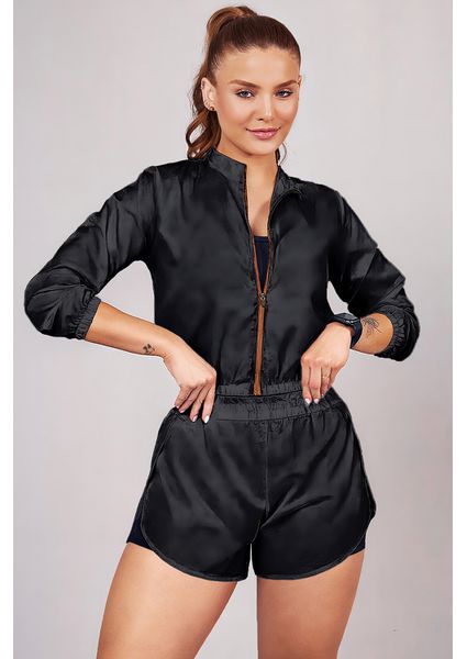 Cropped Bomber Thais - Linhas & Cores