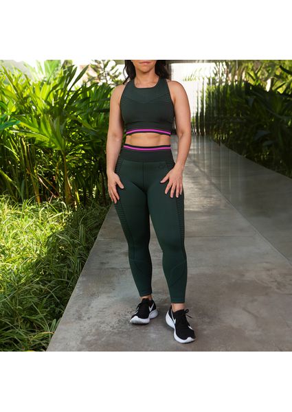 Conjunto Jump – Top Duplo e Legging Sem Costura - Linhas & Cores