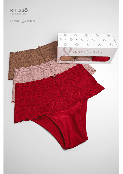 Kit 3 Jô – Linhas & Cores - Linhas & Cores