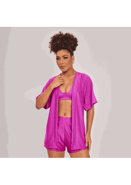 Kimono Cintia - Linhas & Cores