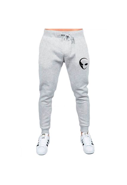 Calça De Moletom Masculina Com Estampa De Alienígena De Desenho