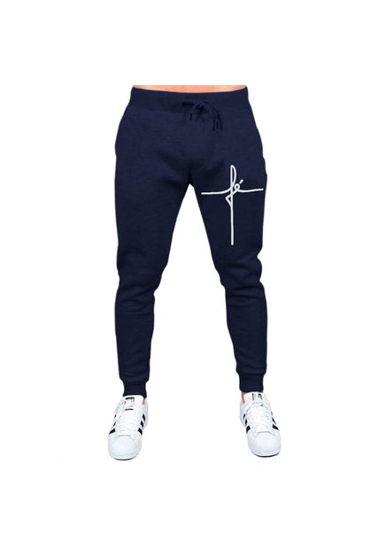 Calça De Moletom Black Beast Fé Azul Marinho - Black Beast