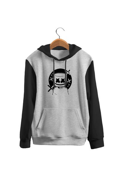 Blusa De Frio Black Beast Moletom Dj Marshmallow Ra... - Black Beast