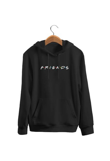 Blusa De Frio Black Beast Moletom Friends Preto - Black Beast