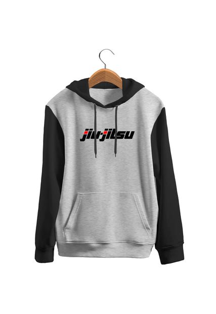 Blusa De Frio Black Beast Moletom Jiu Jitsu Raglan - Black Beast