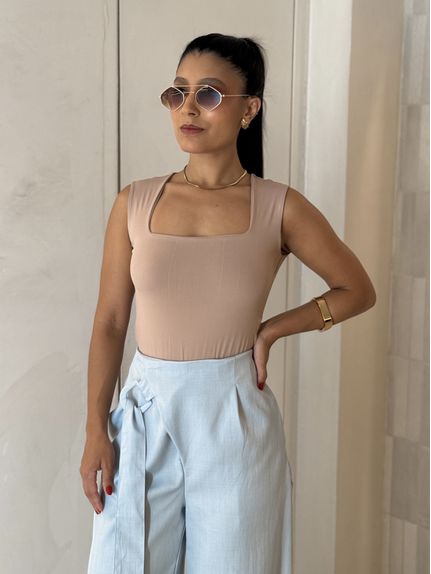 Body Decote Agatha Cappuccino