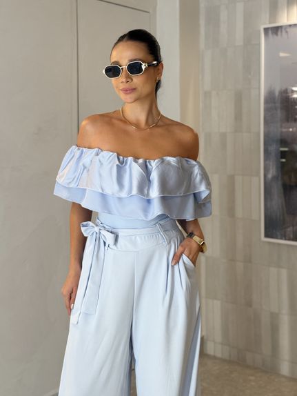 Body Ombro a Ombro Akira Azul