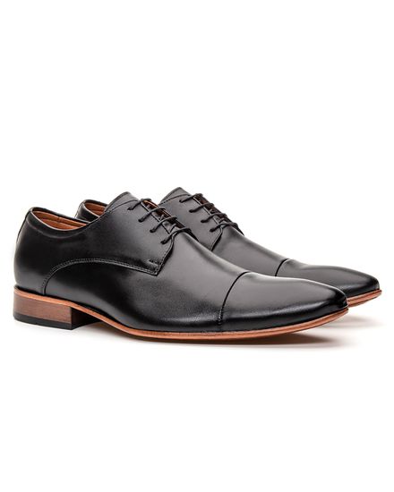 Sapato Social Masculino Bigioni Clássico 2027 Preto - 2027BG PRETO - Zero Mania