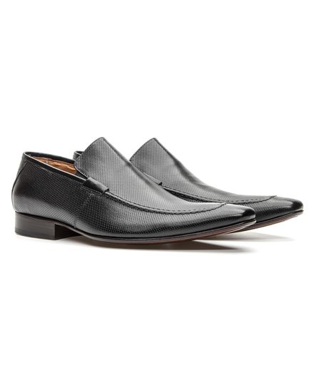 Sapato Social Masculino Bigioni Clássico 354 Poa Preto - 354BG PRETO - Zero Mania