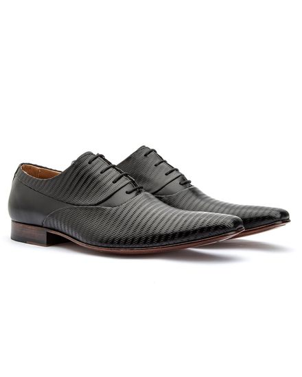 Sapato Social Masculino Bigioni Clássico 328 Preto - 328BG PRETO - Zero Mania