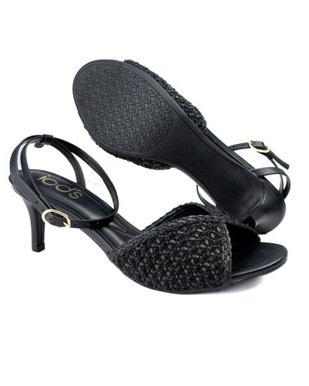 Sandália Feminina em Material Tecnológico Trisse 1352117 PRETO - 1352117 PRETO - Zero Mania