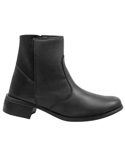 Bota Feminina em Material Tecnológico Preto 6021 - 6021PRETO - Zero Mania