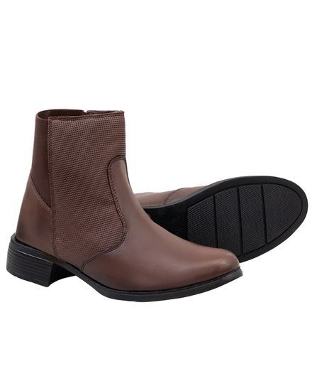 Bota Feminina em Material Tecnológico Capuccino 6021 - 6021CAPUCCINO - Zero Mania