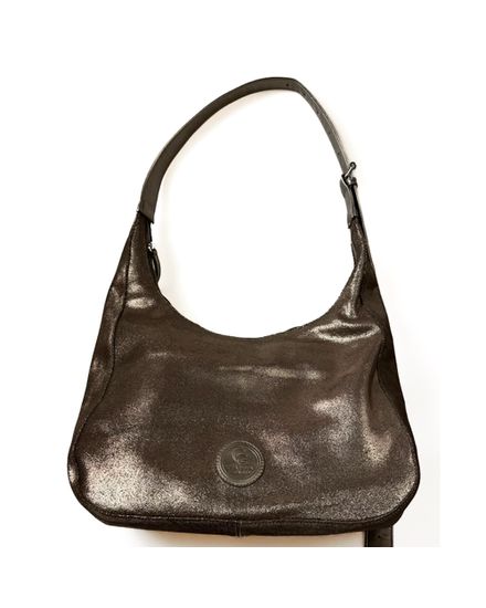 Bolsa Feminina em Couro Texturizado Gota Ônix - 001GOTAÔNIX - Zero Mania