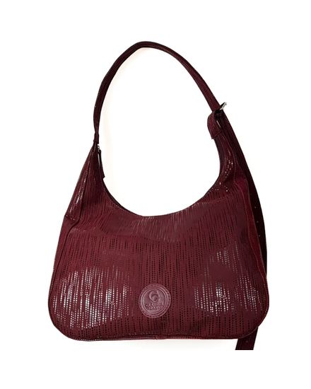 Bolsa Feminina em Couro Texturizado Gota Marsala - 001GOTAMARSALA - Zero Mania