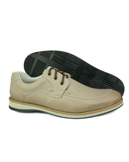 Sapato Casual em Material Tecnológico Pierutti Antílope 63F215 - 63F215-ANTÍLOPE - Zero Mania