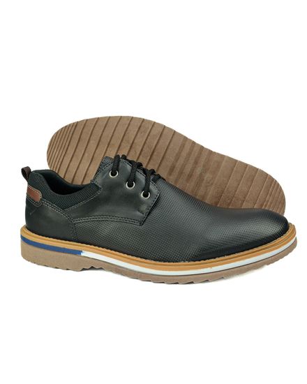 Sapato Casual em Material Tecnológico Pierutti Preto 63F217 - 63F217-PRETO - Zero Mania