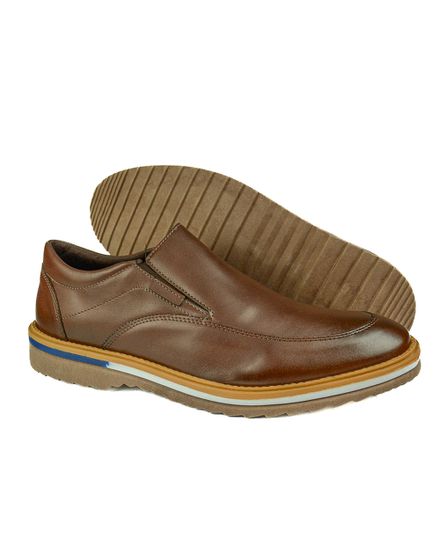 Sapato Casual em Material Tecnológico Pierutti Chocolate 63F218 - 63F218-CHOCOLATE - Zero Mania
