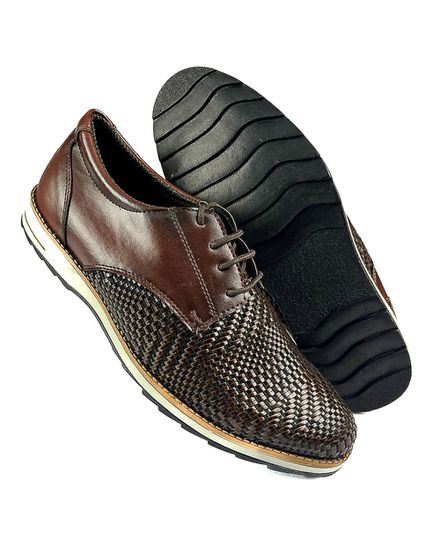 Sapato Casual Trisse Calvest de amarrar - 4040F229 CARAMELO - 4040F229 CARAMELO - Zero Mania