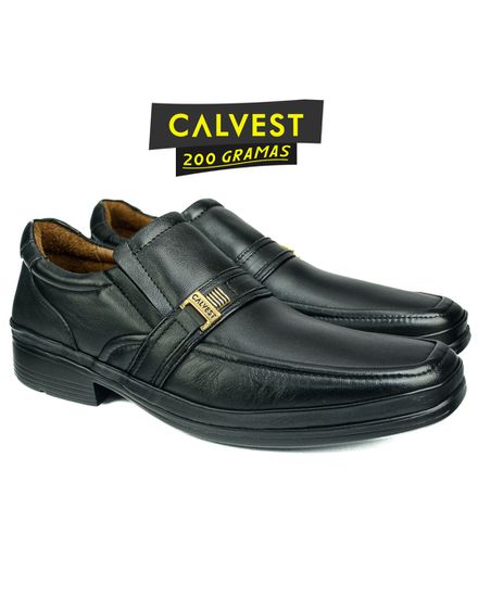 Sapato Masculino 200 gramas em Couro Carneiro 82F210 PRETO - 82F210 PRETO - Zero Mania