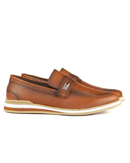 Sapato Casual Oxford em Material Tecnológico 3070-CARAMELO - 3070-CARAMELO - Zero Mania