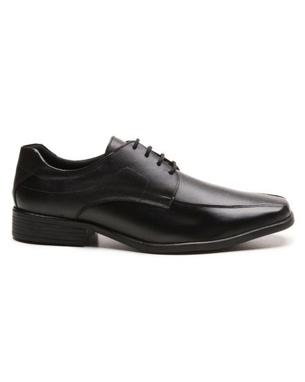 Sapato Social Masculino Calvest em Couro de Amarrar Preto-80F054 - 80F054-PRETO - Zero Mania