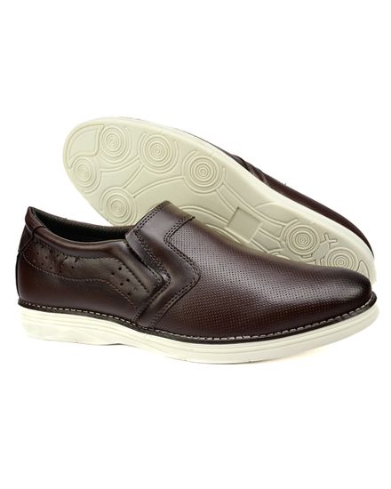 Sapato Casual em Material Tecnológico Pierutti Bordo-300F036 - 300F036-Bordo - Zero Mania