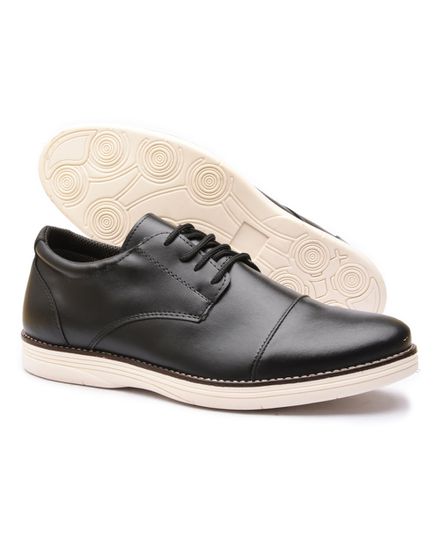 Sapato casual em Material Tecnológico Pierutti Preto-300F035 - 300F035-Preto - Zero Mania