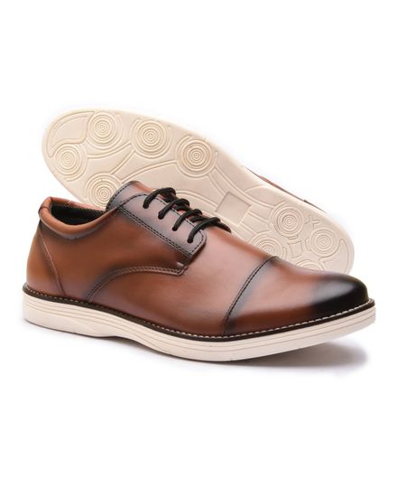 Sapato Casual em Material Tecnológico Pierutti Caramelo-300F035 - 300F035-caramelo - Zero Mania