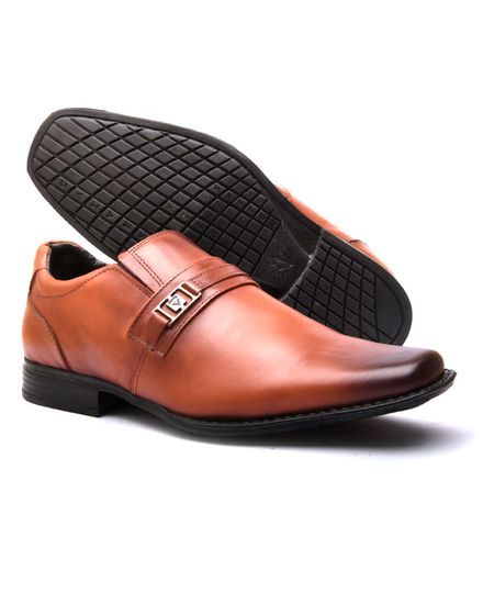 Sapato Flex-System Masculino Calvest em Couro HAVANA-1700D820 - 1700D820-HAVANA - Zero Mania