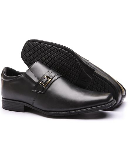 Sapato Flex-System Masculino Calvest em Couro Preto - 1700F003 - 1700F003-PRETO - Zero Mania