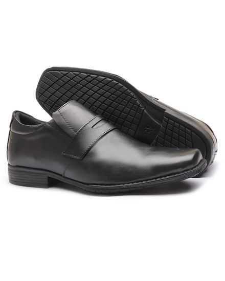 Sapato Flex-System Masculino Calvest em Couro Preto - 1700F001 - 1700F001-PRETO - Zero Mania