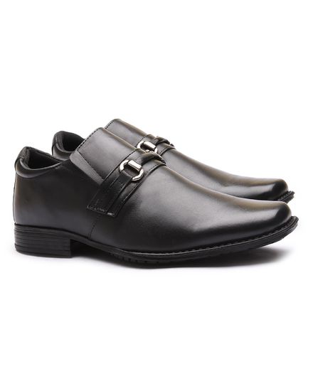 Sapato Flex-System Masculino Calvest em Couro Preto - 1700F002 - 1700F002-PRETO - Zero Mania