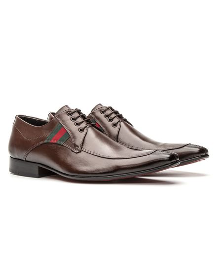 Sapato Social Masculino Bigioni Clássico 309 Naturali Mouro - 309BG MOURO - Zero Mania
