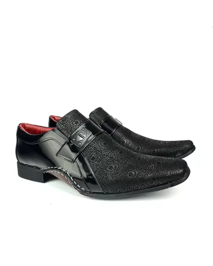 Sapato Social Masculino Calvest Preto com Metal 1930D808 | Zero Mania