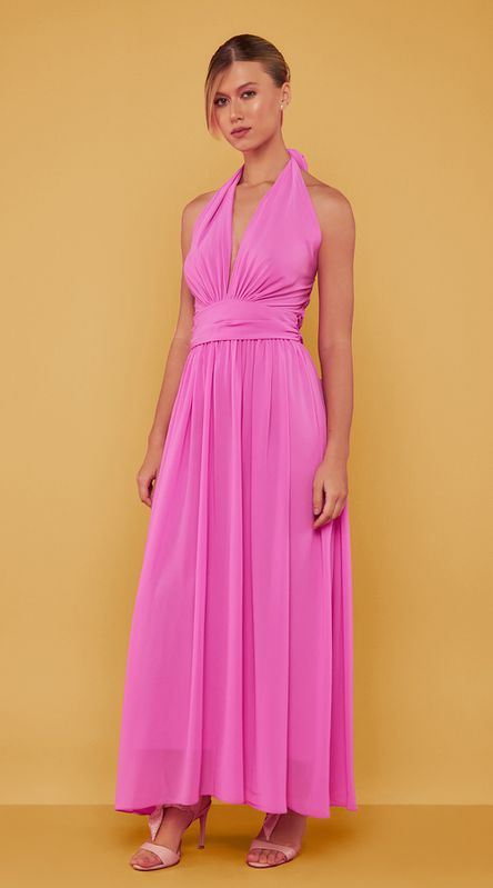 Vestido Midi Hannah Pink - LENITA