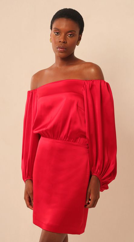 Vestido Curto Milena Vermelho - LENITA