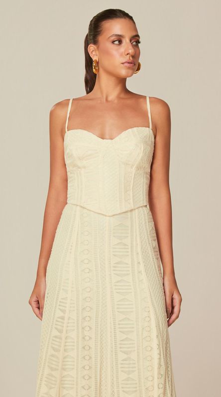 Top Corselet em Renda Off - LENITA
