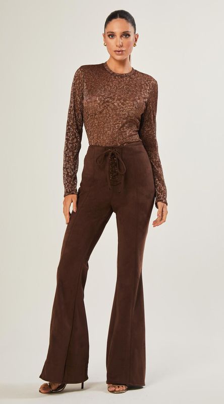 Calça Flare Cintura Alta - LENITA