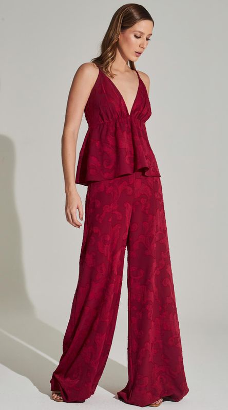Blusa Peplum com Alças - LENITA